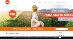 Desktop Screenshot of esiiblog.com